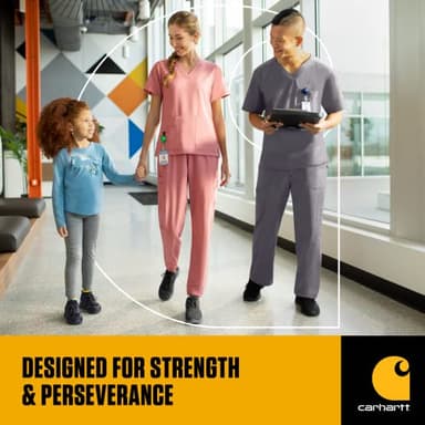 Carhartt Rugged Flex Scrubs for Women, Bonded Fleece Jacket - Image 10