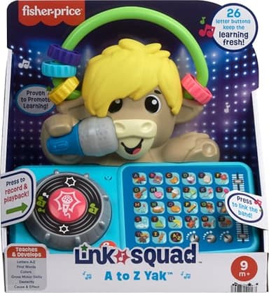Fisher-Price Baby Learning Toy Link Squad A to Z Yak with Interactive Music & Lights for Ages 9+ Months, Compatible Only with Link Squad Items - Image 6