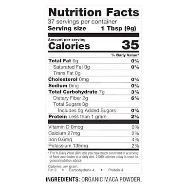 BetterBody Foods Organic Maca Powder, Non-GMO & Gluten-Free, 12 Ounce - Image 2