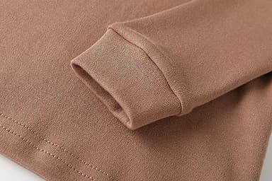 Owlivia 100% Organic Cotton Baby Long Sleeve Pajama Sets, Toddler Boy Girl 2-Piece Sleepwear (6 Years, Brown) - Image 4