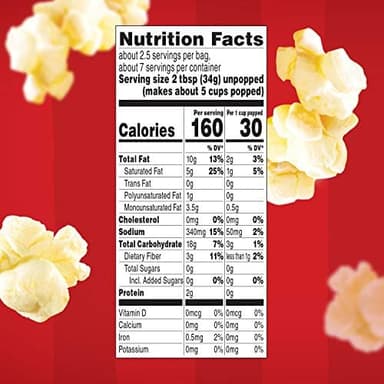 Orville Redenbacher's Microwave Popcorn, Movie Theater Butter Flavor, 3.29 oz., 3-Count (12 Boxes - Image 6