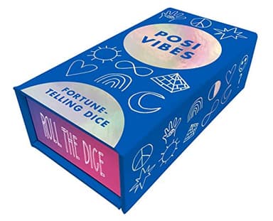 Chronicle Books Posi Vibes Fortune-Telling Dice, Multicolor - Image 1