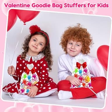 40PCS Glitter Sticky Hand Party Favors for Kids Birthday Supplies Halloween Goodie Bag Stuffers Classroom Treasure Box Carnival Prizes Bulk Treat Trinkets Pinata Fillers Mini Stuff Stretchy Toys - Image 9