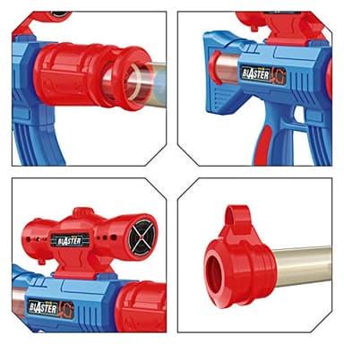 YEEBAY Shooting Game Toy for Age 6, 7, 8,9,10+ Years Old Kids, Boys - 2pk Air Guns & Shooting Target & 24 Foam Balls - Ideal Gift - Compatible with Toy Guns - Image 3