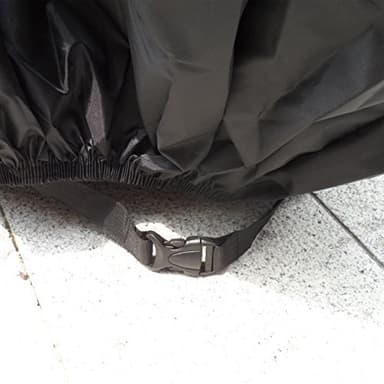 ATCG Bike Cover 190T Nylon Waterproof Bicycle Cover for Mountain Bike, Road Bike Outdoor Storage, L (Black) - Image 4