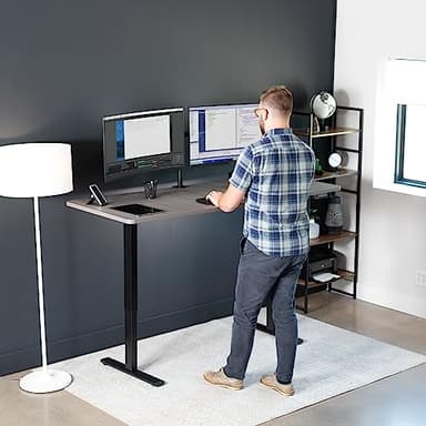 VIVO Electric 71 x 30 in Standing Desk, Memory Height Adjustment, 1B Series, Dark Gray Top Black Frame, DESK-KIT-1B7G - Image 8