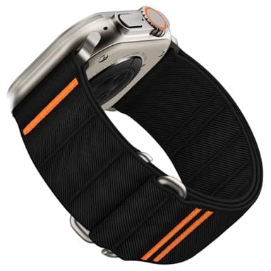 Suitisbest Sport Bands Compatible with Apple Watch Ultra Band 49mm 46mm 45mm 44mm 42mm Men, Stretchy Nylon Sport Loop Strap with S-Hook for iWatch Series 11 10 9 8 7 6 5 4 3 2 1, SE 3 2 1, Ultra 3 2 1 - Image 1