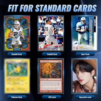 10000ct Card Sleeves, Clear Penny Sleeves for Trading Cards, Sports Card Sleeve, Baseball Card Sleeve, Ultra Soft Plastic Card Protector Sleeve for Football, MTG, PKM, Game, Standard Cards - Image 5