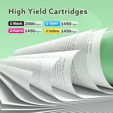 AXESET Compatible 952XL Ink Cartridge Replacement for HP Officejet Pro 7740 8710 8720 8210, Black, Cyan, Magenta, Yellow, 4-Pack - Image 3