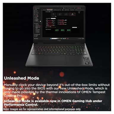 HP OMEN 16 Gaming Laptop, Intel Ultra 9-285H, 32 GB DDR5 RAM, 2 TB PCIe SSD, 16" WQXGA (2560x1600) 240Hz Display, Nvidia G-Force RTX 5070, RGB Backlit Keyboard, W11 Home, Shadow Black - Image 2