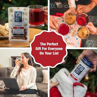 Tiesta Tea - Fireside Spice, Mulled Wine Herbal tea, Premium Loose Leaf Tea Blend, Non Caffeinated Holiday Teas, Make Hot or Iced & Brews Up to 200 Cups - 16 Ounce Resealable Bulk Pouch - Image 6