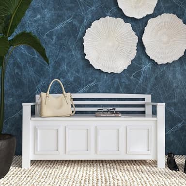 Linon Laredo Storage Bench - Image 4