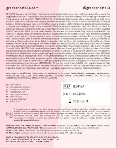 grace & stella Award Winning Pore Strip - Pimple Patches for Face - Hydrocolloid Acne Patches - Absorbs Zits, Reduces Redness - Cute Patches Dermatologist-Tested, Vegan (Multishape, 36 Count) - Image 10