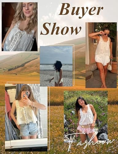 Womens Summer Boho Lace People Free Inspired Clothes Tie Front Dupes Tank Beach Vacation Green Tops Tops Button Down Sleeveless Blouses Ruffled Chiffon Mesh Crop Fashion Cute 2025 Y2K Top Clothes - Image 7