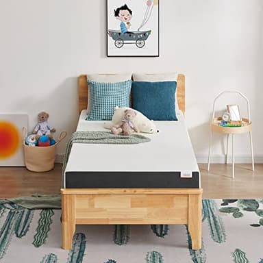 OUUI 5 Inch Cooling Gel Memory Foam Twin Mattress in a Box with Breathable Cover Medium Firm for Bunk Bed, Trundle Bed, Pressure Relief, CertiPUR-US Certified - Image 4