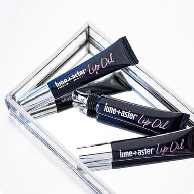 Lune+Aster Powerlips Lip Oil | Non-Tinted Lip Oil Adds Shine And Deep Hydration - Clear - Image 7