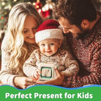 SOCBTNSO Busy Cube Toy, Sensory Toys for Toddlers 1-3, Baby Car Seat Toys 12-18 Months, Toddler Airplane Travel Toys Age 1-2, Learning Fine Motor Skills, 1st Birthday Gifts Boys Girls - Image 9