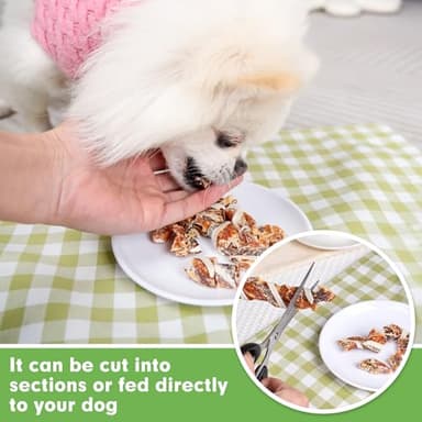 MON2SUN Dog Treats, Triple Flavor Jerky Twist Sticks, 5-7 Inch Chicken Duck and Codfish Sticks Chews for Small Dogs, Healthy Snacks, 10.58 oz (15 Count-Pack of 1) - Image 7