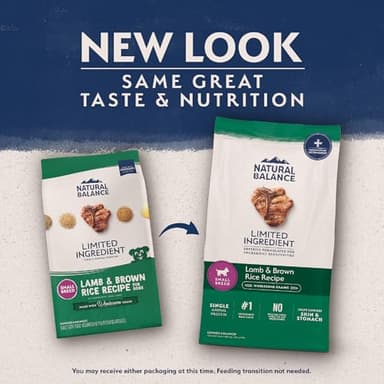 Natural Balance Limited Ingredient Small-Breed Adult Dry Dog Food with Healthy Grains, Lamb & Brown Rice Recipe, 4 Pound (Pack of 1) - Image 2