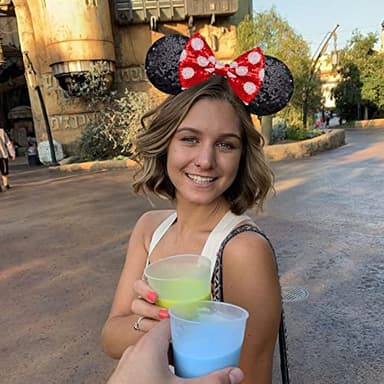 FANYITY Mouse Ears, Sequin Mouse Ears Headband for Girls Women Halloween Birthday Party (TXXRD-W) - Image 5