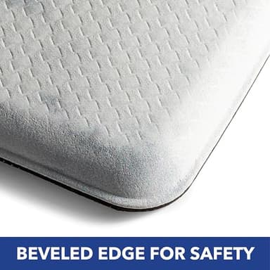 Home Dynamix SoHome Cozy Living Home Sweet Home Buffalo Check Border Anti-Fatigue Kitchen Mat, Grey/Black, 17.5"x30" - Image 6