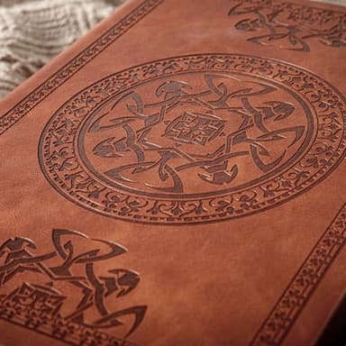 2 Pack Leather Vintage Journal for Men Soft Cover Lined Pages Notebook 180 Lay Flat for Writing Travel Diary, 5.7'' x 8.3'', Black, Brown - Image 4