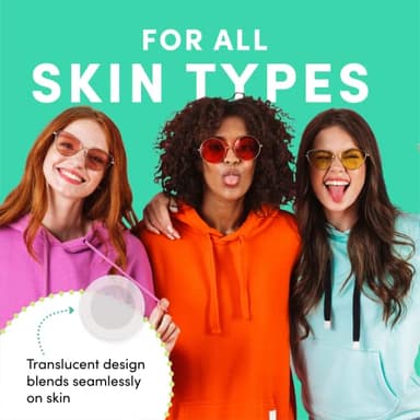 Dots for Spots Pimple Patches For Face - Stocking Stuffers For Teens - Fast Acting, Translucent Hydrocolloid Zit Patches that Unclog Pores Korean Skin Care - Vegan, Cruelty Free - (60 count) - Image 6