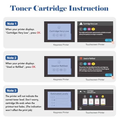 218X Toner Cartridges 4 Pack 218A 3301cdw Compatible Replacement for HP 218X 218A Color Laserjet Pro MFP 3301cdw 3301fdw 3201dw 3301sdw Printer W2180X High Yield Ink Set (B/C/Y/M) - Image 6