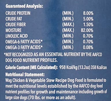 Amazon Brand - Wag Wet Canned Dog Food, Chicken & Vegetable Stew Recipe, 13.2 oz Can (Pack of 12) - Image 8