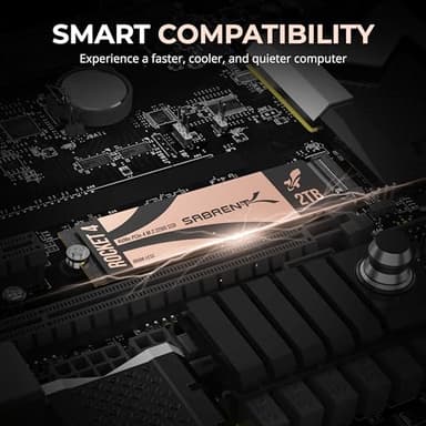 SABRENT Rocket 4 2TB NVMe SSD PCIe Gen4 M.2 2280 Internal Solid State Drive Up to 7450MB/s Read 6400MB/s Write for PS5 Desktop Laptop Gaming High-Speed Storage Low Heat (SB-RKT4L-2TB) - Image 4
