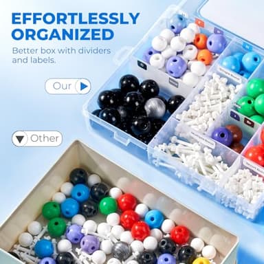 JoyCat Molecular Model Kit (238pcs), Organic Chemistry Molecule Science Gifts for Ochem and Inorganic Students and Teachers - Image 4