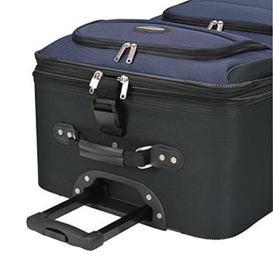Travel Select Amsterdam Expandable Rolling Upright Luggage, Navy, 4-Piece Set - Image 7