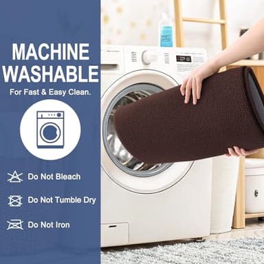 OLANLY Thick Memory Foam Bath Mat Rug 24x16, Extra Soft Absorbent Bathroom Rug, Quick Dry Bath Mats, Non-Slip, Machine Washable Carpet for Bathroom, Tub and Shower, Home Decor Accessories, Brown - Image 6