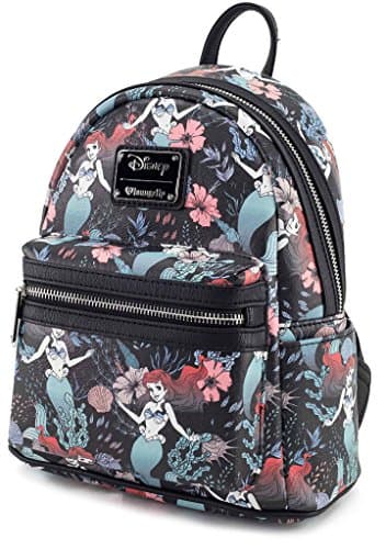 Loungefly x Disney Little Mermaid Ariel Mini Backpack Shoulder Bag Purse - Image 2