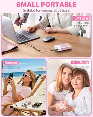 Portable Charger 20000mAh, 22.5W PD 3.0+QC 4.0 Fast Charging Power Bank, Cooler & Unbreakable Aerospace Metal Case for iPhone 16 15 14, Android, iPad, Samsung Google Tablet & More (Travel Essential) - Image 7