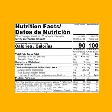 Bauducco Choco Biscuit S’mores Kit – Individually Wrapped Packs with Chocolate Biscuits and Marshmallows for Easy S’mores Making, 16.94 oz (Pack of 20) - Image 2