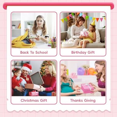 Unicorn Toys LCD Writing Tablet for Girls Kids, Colorful Toddler Toys Drawing Board, Educational Kid Toys Doodle Pad Toys for 3 4 5 6-12 Years Old Girls Boys Birthday Party Christmas Gift, 8.5 Inch - Image 7