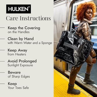 (Medium, Black) Reusable Grocery Bag On Wheels, Shopping Trolley, Rolling Tote, Zipper Closure, Lightweight, Carries Up to 66 lb, Folds Flat, Unbreakable Handles - Image 6