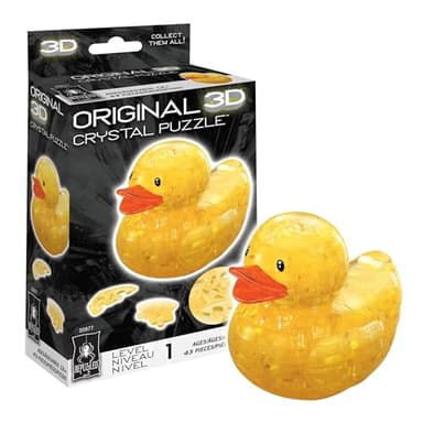 BePuzzled | Duck, Original 3D Crystal Puzzle, Engaging and Entertaining Unique Puzzle, Quack Your Way to Fun! - Image 1