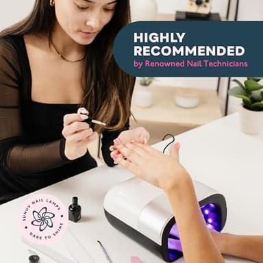 SUNUV SUN3 Professional UV Light for Gel Nails, LED Nail Lamp for Gel Polish with 4-Timer and Sensor, 39 PCS LED Beads, UV Dryer for Salon Home Gift for Woman Mom Girl - Image 4