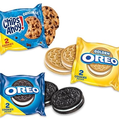 Nabisco Sweet Treats Cookie Variety Pack OREO, OREO Golden & CHIPS AHOY!, 30 Snack Packs (2 Cookies Per Pack) - Image 4