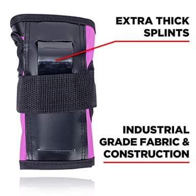 187 Killer Pads Six Pack Pad Set, Elbow Pads, Knee Pads, and Wrist Guards - Ideal for Skateboarding, Roller Skating, and Inline Skating - Image 5