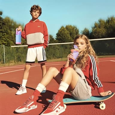 Meoky Insulated Water Bottle for Kids: 14 oz Kids Water Bottle with Straw and Spout Lid - 100% Leakproof Stainless Steel Water Bottle BPA-Free for Travel Home - Toddlers Girls Boys, Ivory - Image 6