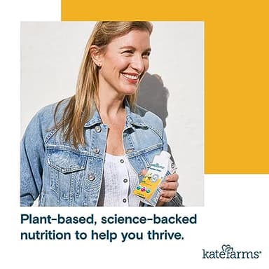 KATE FARMS Organic Nutrition Shake, Vanilla, 16g Protein, 27 Vitamins and Minerals, Protein Meal Replacement Drink, Protein Shake, 11 oz (12 Pack) - Image 9