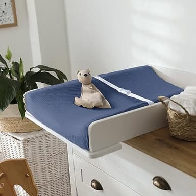 lulumoon Baby Changing Pad Cover: Muslin Diaper Changing Table Pad Cover - Changing Pad Sheets for Girls Boys - Image 5