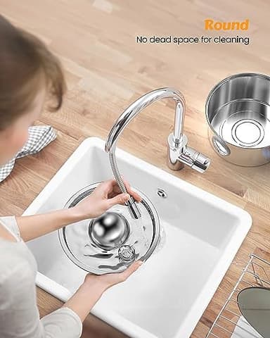AONBOY Cat Water Fountain with Water Level Window, 108oz/3.2L Cat Fountain Stainless Steel, 6Filters + 3Sponge Filters, Faucet Shape Dog Water Fountain, Double Noise Reduction Design, Multi Filtration - Image 9