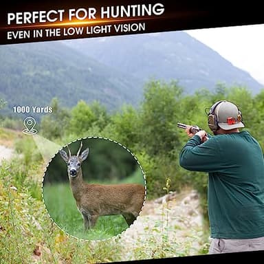 20x25 Compact Binoculars for Adults and Kids,High Powered Large Eyepiece Waterproof Binoculars for Hunters,Easy Focus Bird Watching for Outdoor Hiking Travel, Black - Image 6