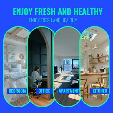 Small Refrigerator with Freezer Double Door Mini Fridge Adjustable Glass Shelves, Detachable Handle,7 Level Temperature Control Fridge for Dorm, Office, Apartment Blue - Image 9