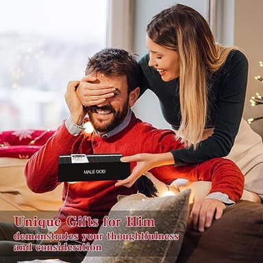 MALE GOD Beard Growth Kit, Beard Kit W/Beard Growth Oil (2 Bottles), Beard Balm, Beard Comb, Massager for Spot/Patchy Beard, Christmas Gifts for Men Him Boyfriend Husband - Image 7