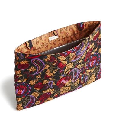 Vera Bradley Laptop Insert, Cotton Gabardine, Midnight Garden Paisley - Image 2